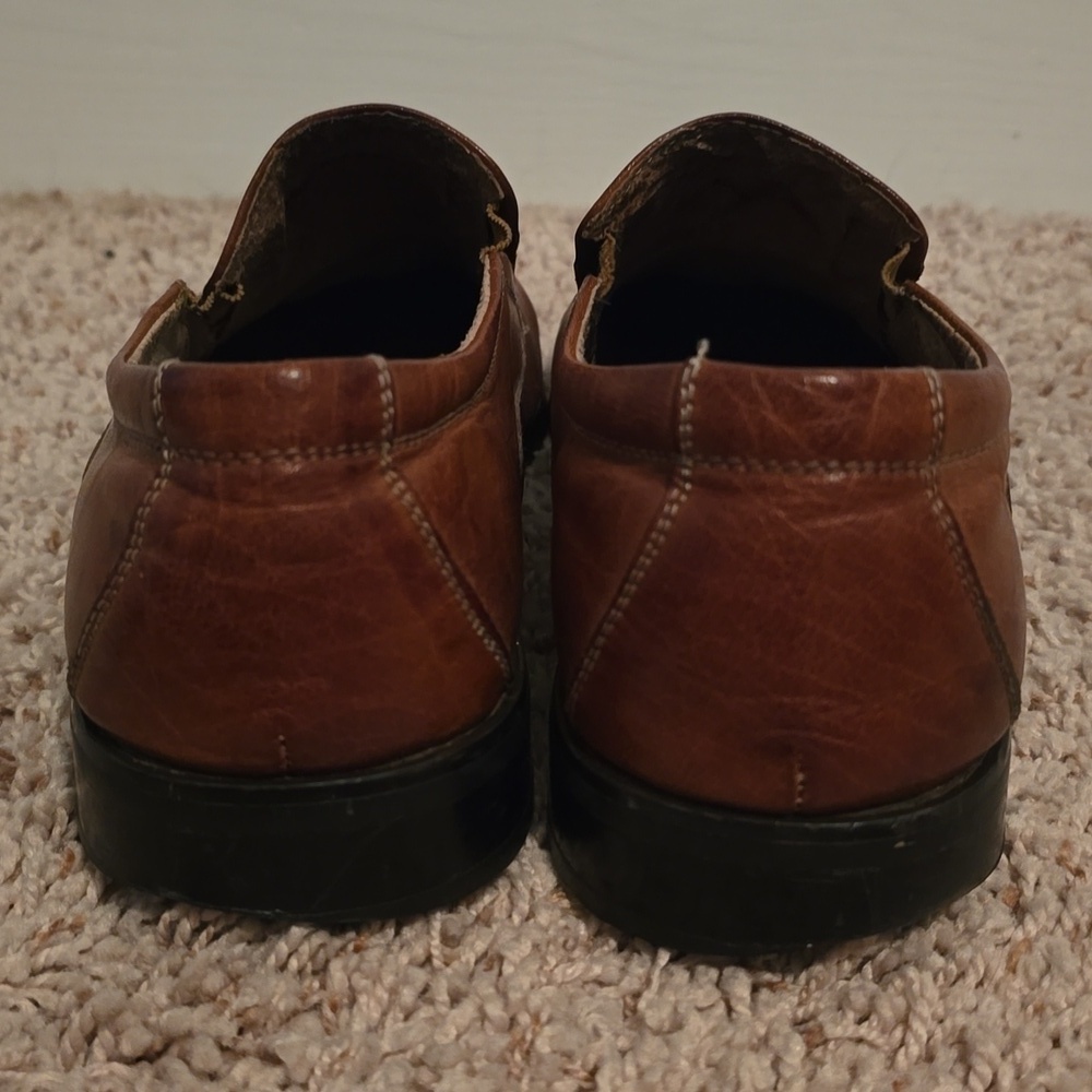 Fratelli Men's Leather Slip On Dress Shoes Size 10 - Picture 7 of 11